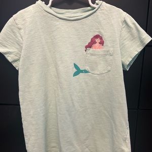 Crewcuts Mermaid pocket t-shirt size 8